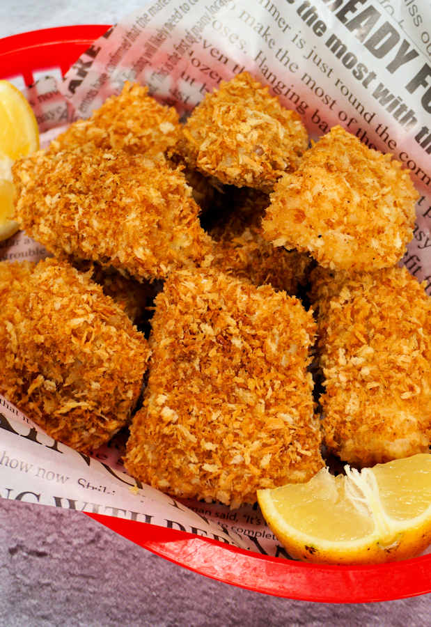 Baked Haddock Goujons With Herby Tzatziki Recipe Cuisine Fiend
